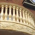 Balcony Decoration Nature White Stone Balustrade